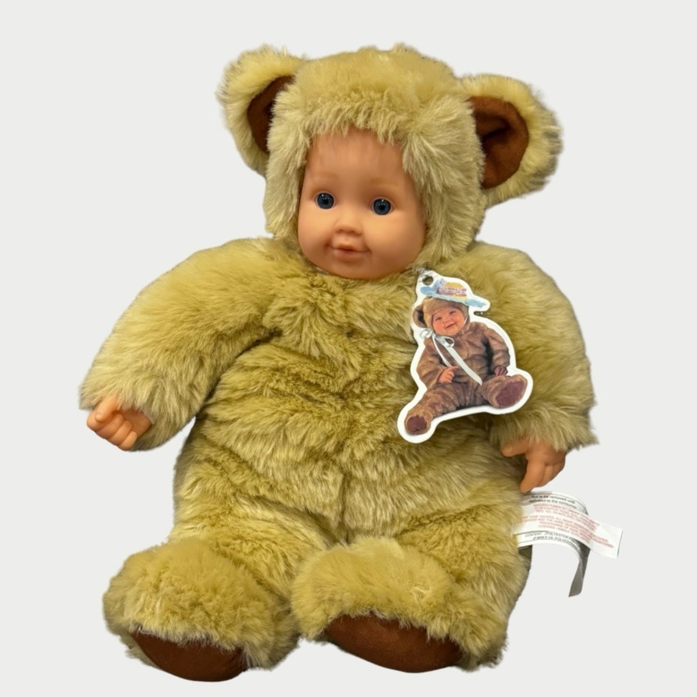 Baby Bear Doll Anne Geddes 14” 💜 BOGO